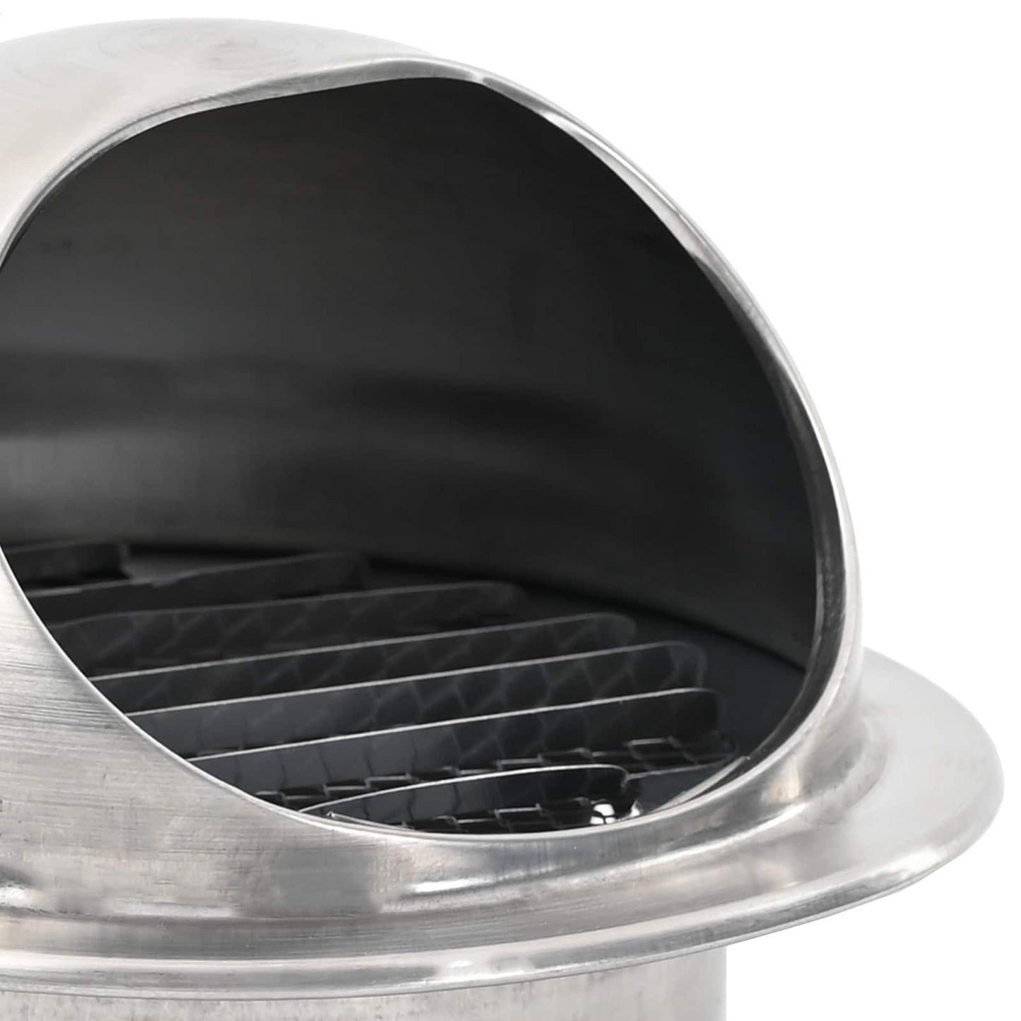 Coperture per ventilazione d'aria 2 pcs Argento 80 mm | homemem39