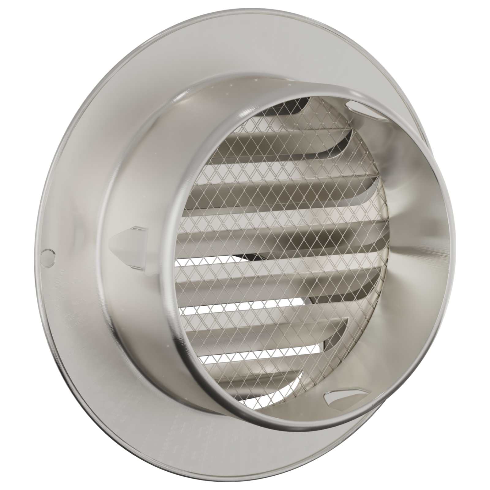 Coperture per ventilazione d'aria 2 pcs Argento 80 mm | homemem39