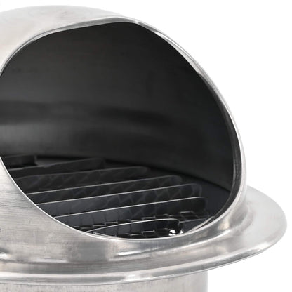 Coperture per ventilazione d'aria 8 pcs Argento 80 mm | homemem39
