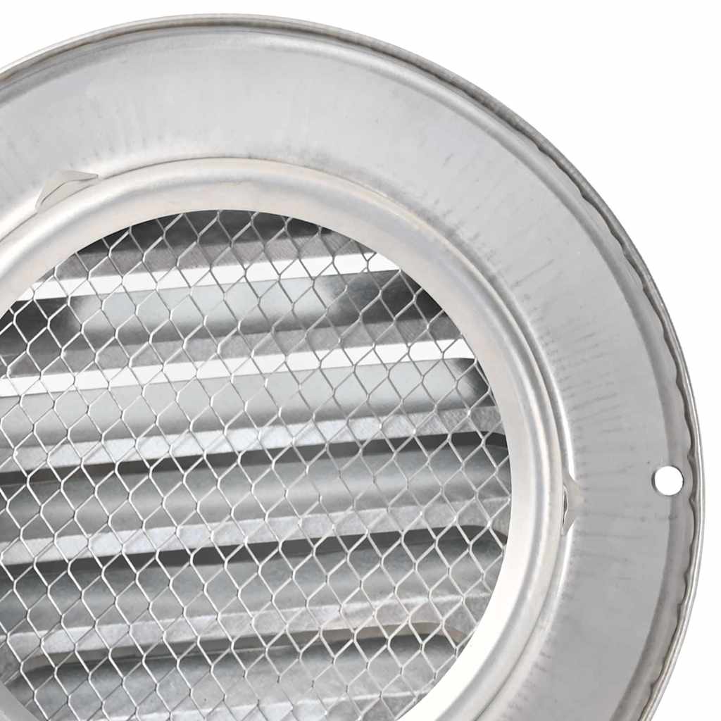 Coperture per ventilazione d'aria 2 pcs Argento 100 mm | homemem39