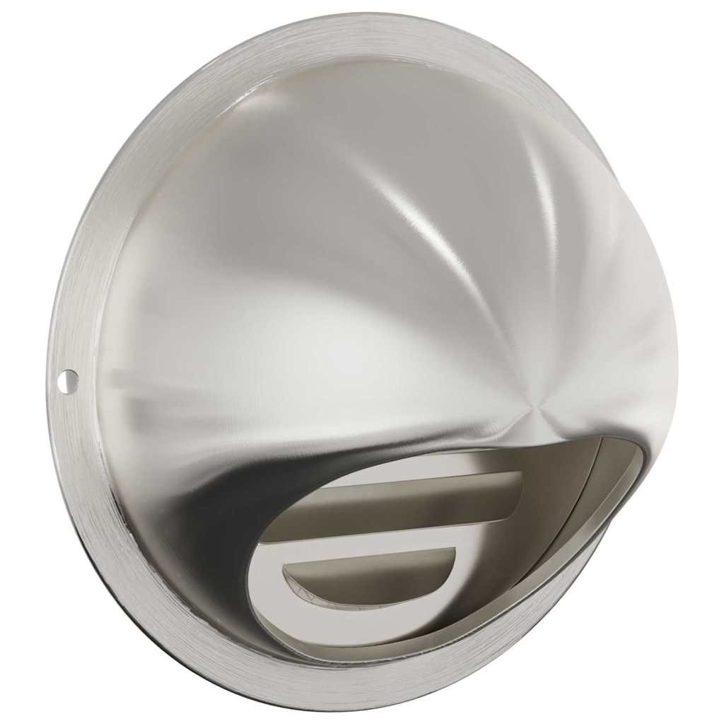 Coperture per ventilazione d'aria 8 pcs Argento 100 mm