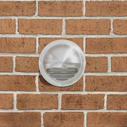 Coperture per ventilazione d'aria 2 pcs Argento 150 mm