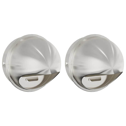 Coperture per ventilazione d'aria 2 pcs Argento 200 mm | homemem39