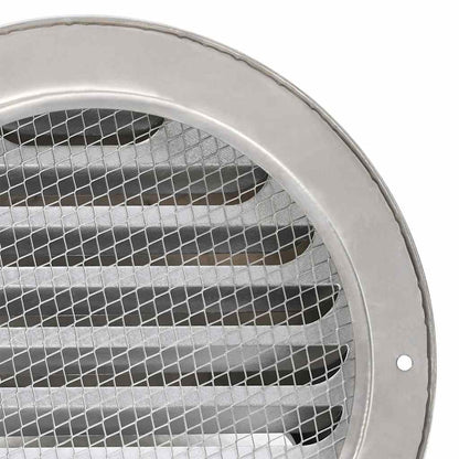 Coperture per ventilazione d'aria 8 pcs Argento 200 mm | homemem39