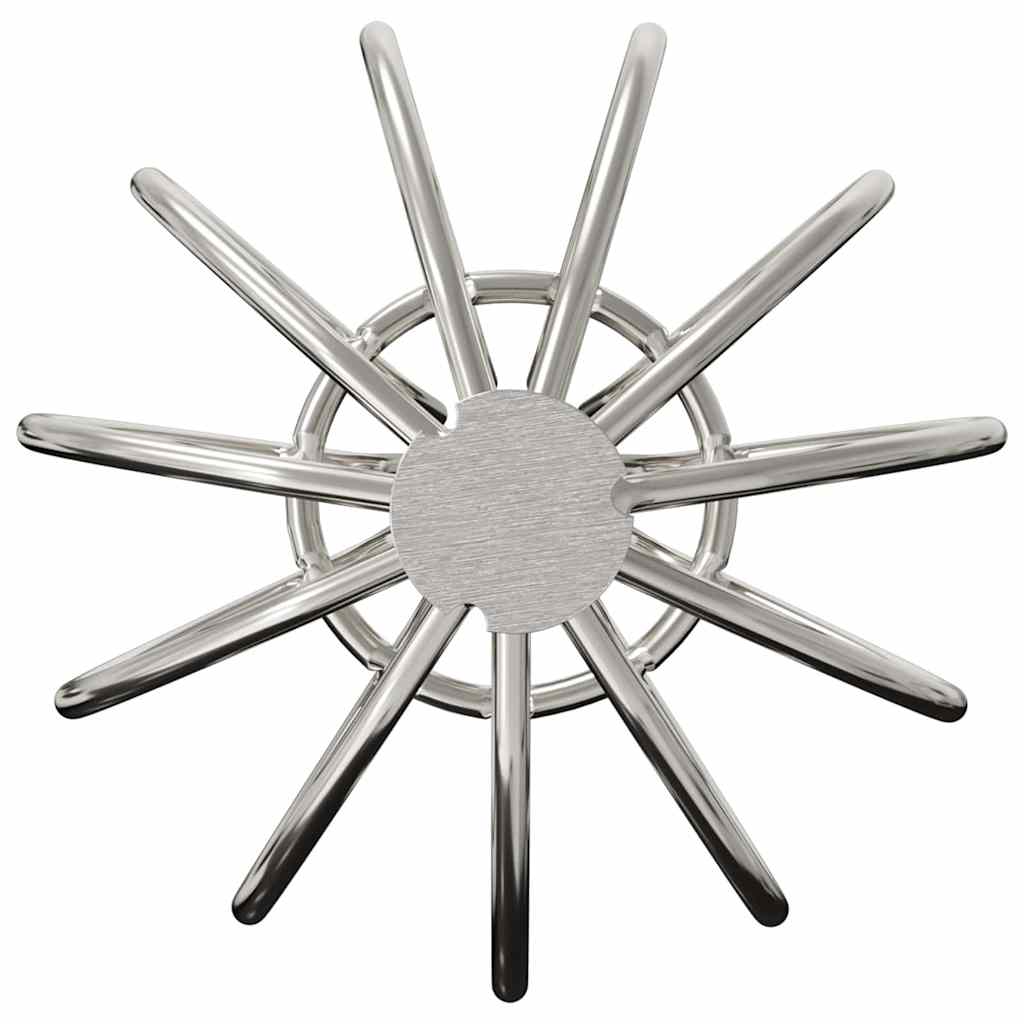 Protezione Foglie per Grondaia 8 pcs Argento 50 mm | homemem39