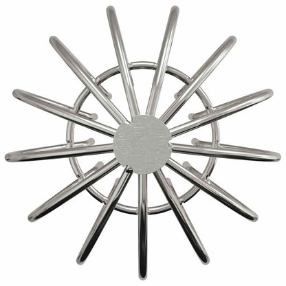 Protezione Foglie per Grondaia 8 pcs Argento 75 mm | homemem39