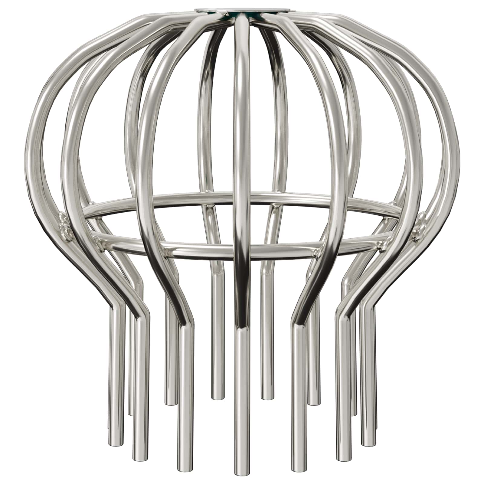 Protezione Foglie per Grondaia 8 pcs Argento 110 mm | homemem39