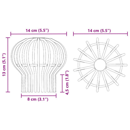 Protezione Foglie per Grondaia 8 pcs Argento 110 mm | homemem39