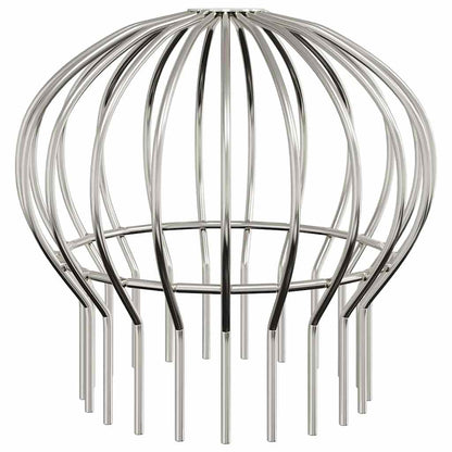 Protezione Foglie per Grondaia 2 pcs Argento 160 mm