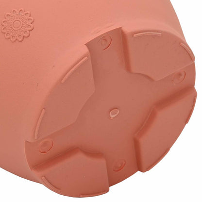 Vaso Rotondo per Fiori 6 pcs Rosso Mattone Ø 39 x 32 cm | homemem39