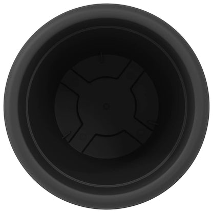 Vaso Rotondo per Fiori 6 pcs Nero Ø 39 x 32 cm Plastica | homemem39