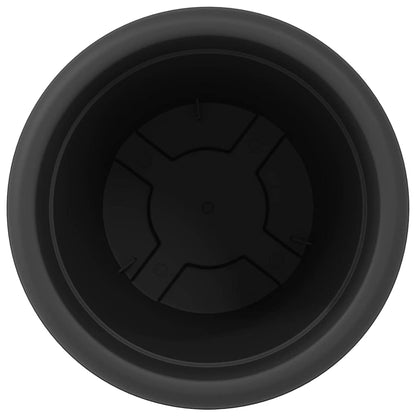 Vaso Rotondo per Fiori 24 pcs Nero Ø 34 x 28 cm Plastica | homemem39