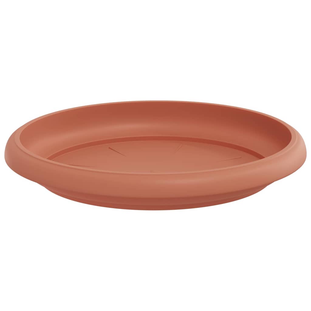Vassoio Rotondo per Fiori 6 pcs Rosso Mattone Ø 14 x 2 cm | homemem39