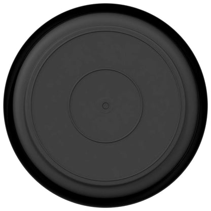 Vassoio Rotondo per Fiori 6 pcs Nero Ø 14 x 2 cm Plastica | homemem39