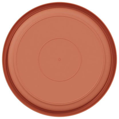 Vassoio Rotondo per Fiori 24 pcs Rosso Mattone Ø 14 x 2 cm