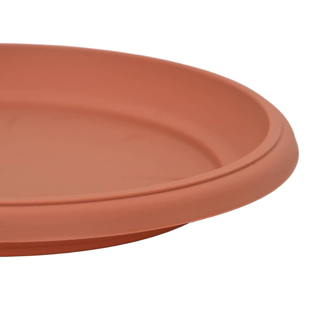 Vassoio Rotondo per Fiori 24 pcs Rosso Mattone Ø 27 x 2,5 cm | homemem39
