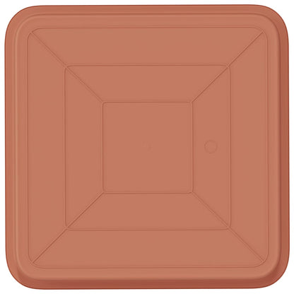 Vassoio Quadrato per Fiori 24 pcs Rosso Mattone | homemem39