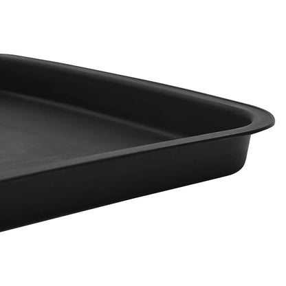 Vassoio Quadrato per Fiori 24 pcs Nero 25,5 x 25,5 x 2,5 cm | homemem39