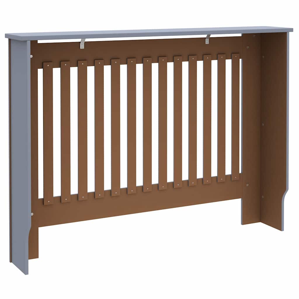 Copertura per radiatori 2 pcs Grigio 112x19x81,5cm