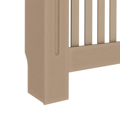 Copertura per radiatori 2 pcs Marrone 112x19x81,5cm