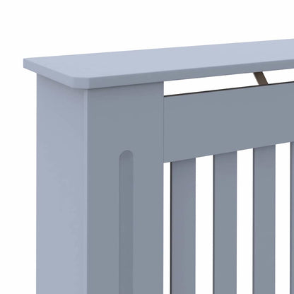 Copertura per radiatori 2 pcs Grigio 152x19x81,5cm