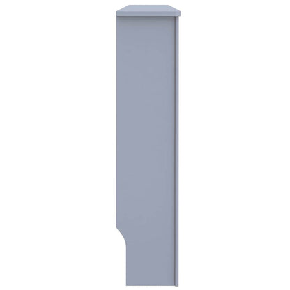 Copertura per radiatori 2 pcs Grigio 152x19x81,5cm