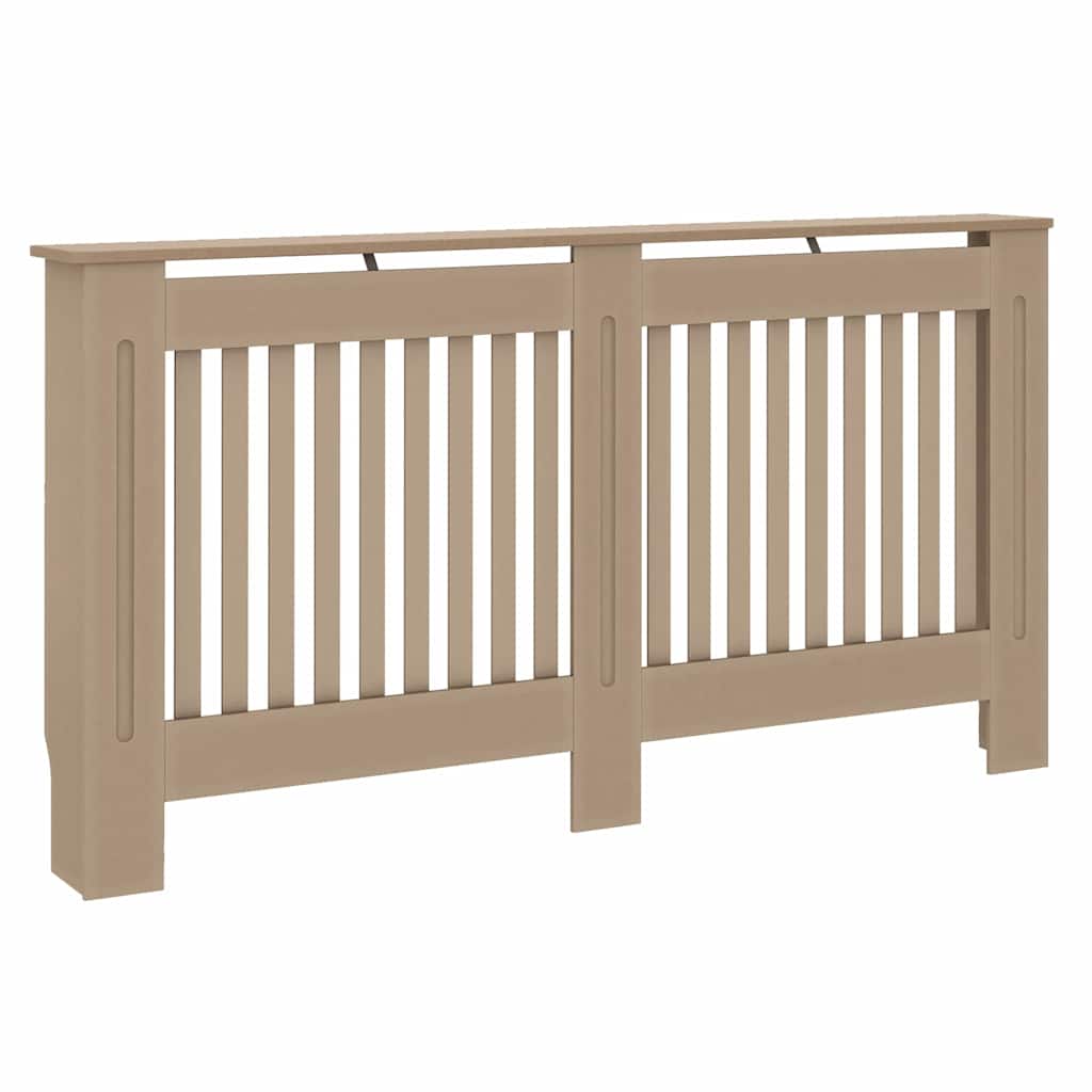 Copertura per radiatori 2 pcs Marrone 152x19x81,5cm