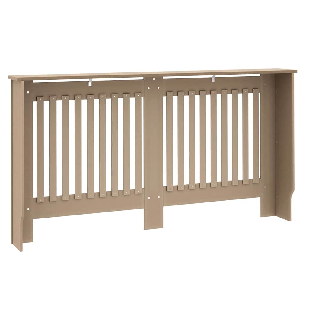 Copertura per radiatori 2 pcs Marrone 152x19x81,5cm