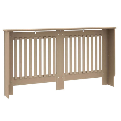 Copertura per radiatori 2 pcs Marrone 152x19x81,5cm