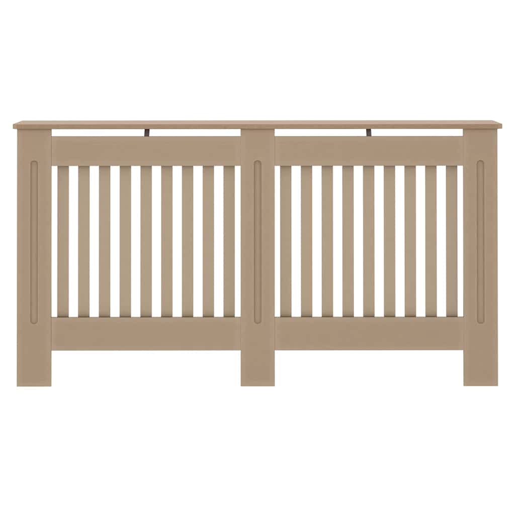 Copertura per radiatori 2 pcs Marrone 152x19x81,5cm