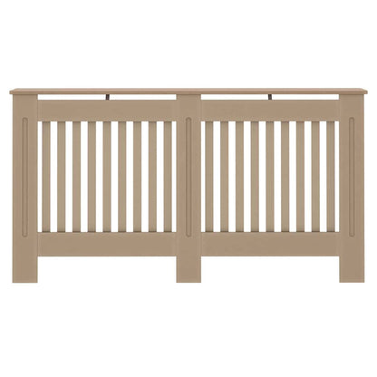 Copertura per radiatori 2 pcs Marrone 152x19x81,5cm