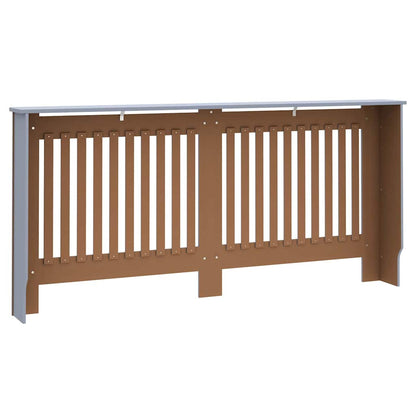 Copertura per radiatori 2 pcs Grigio 172x19x81,5cm