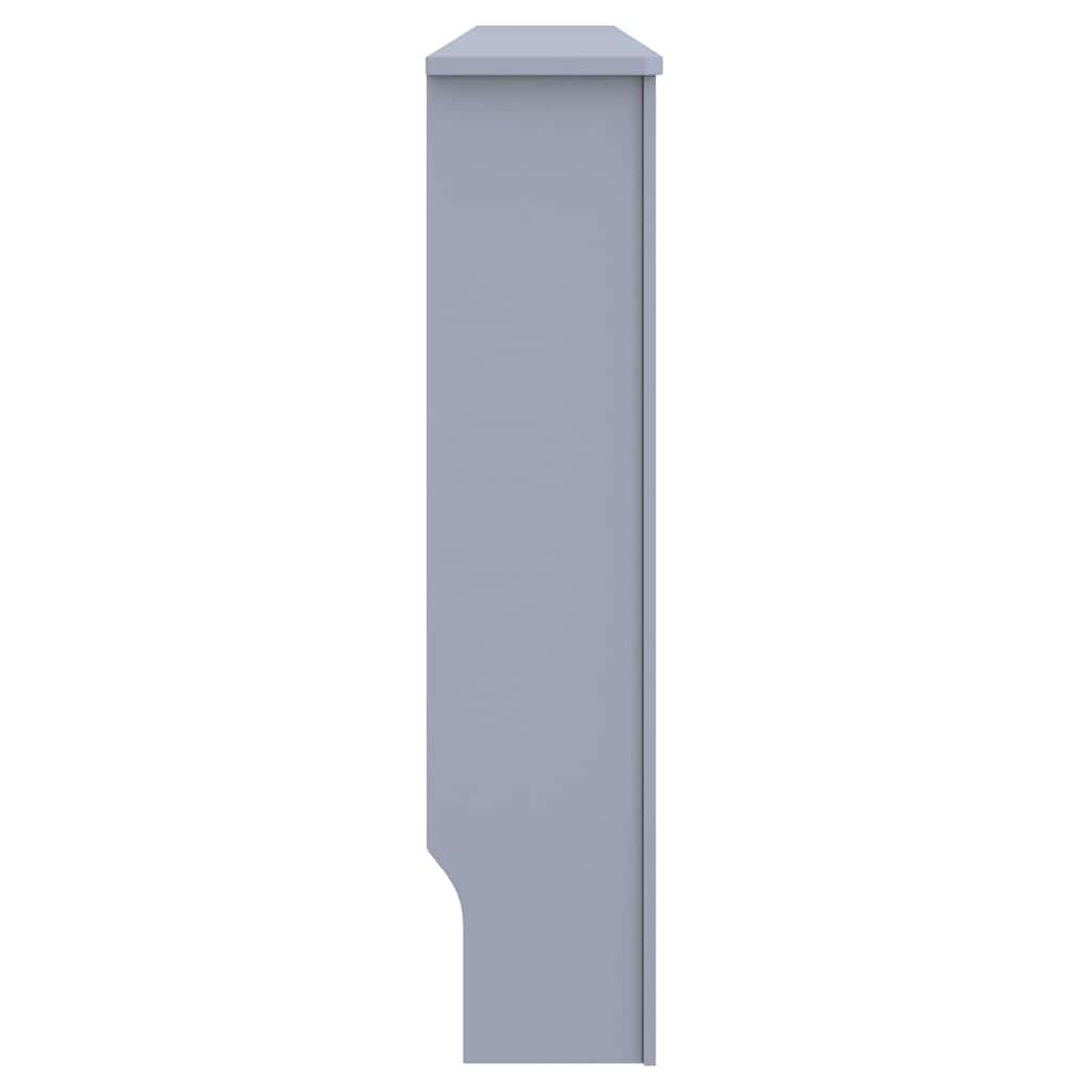 Copertura per radiatori 2 pcs Grigio 172x19x81,5cm