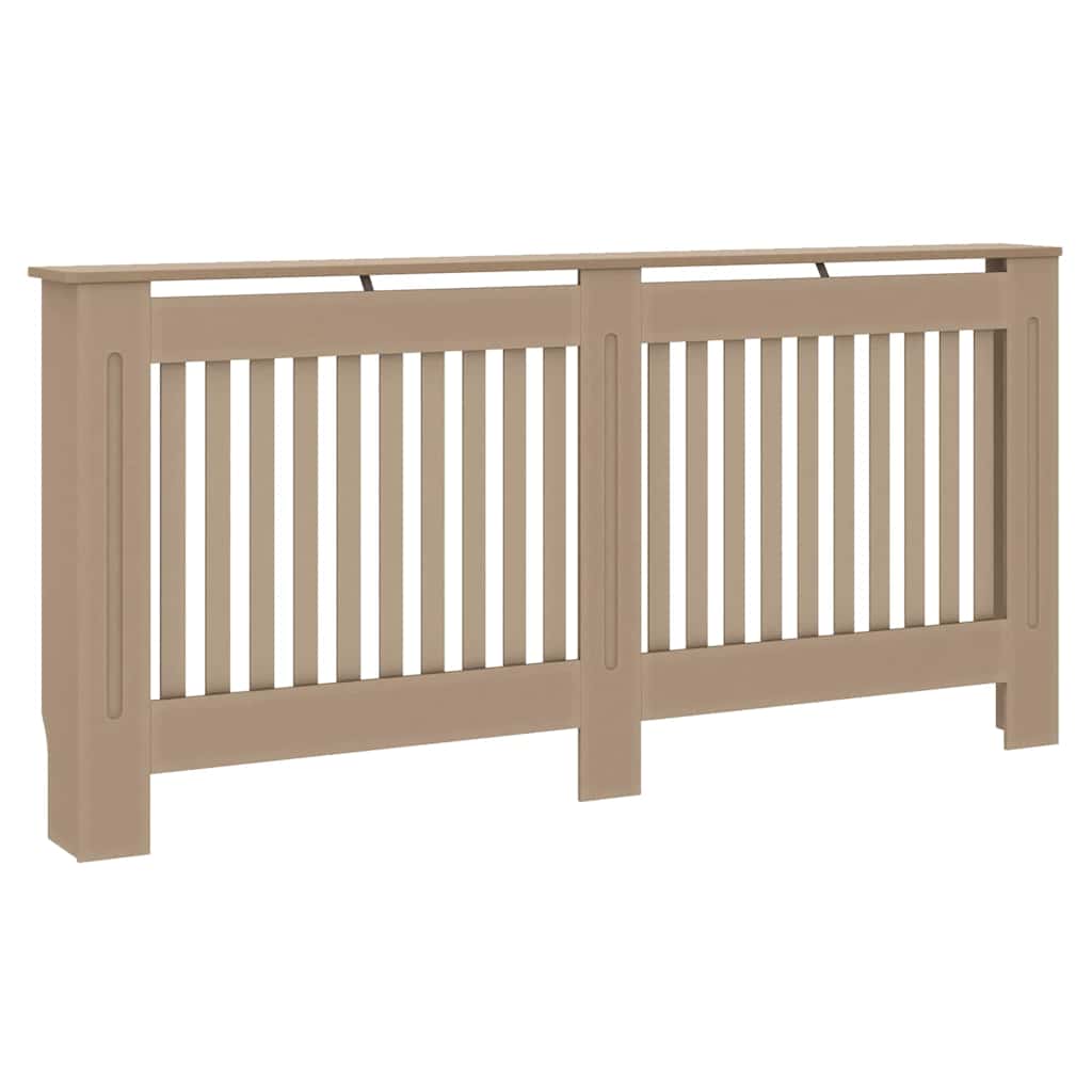 Copertura per radiatori 2 pcs Marrone 172x19x81,5cm