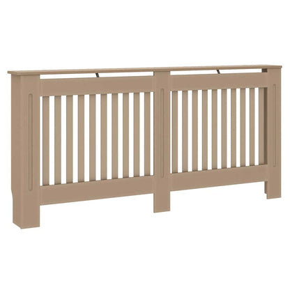 Copertura per radiatori 2 pcs Marrone 172x19x81,5cm