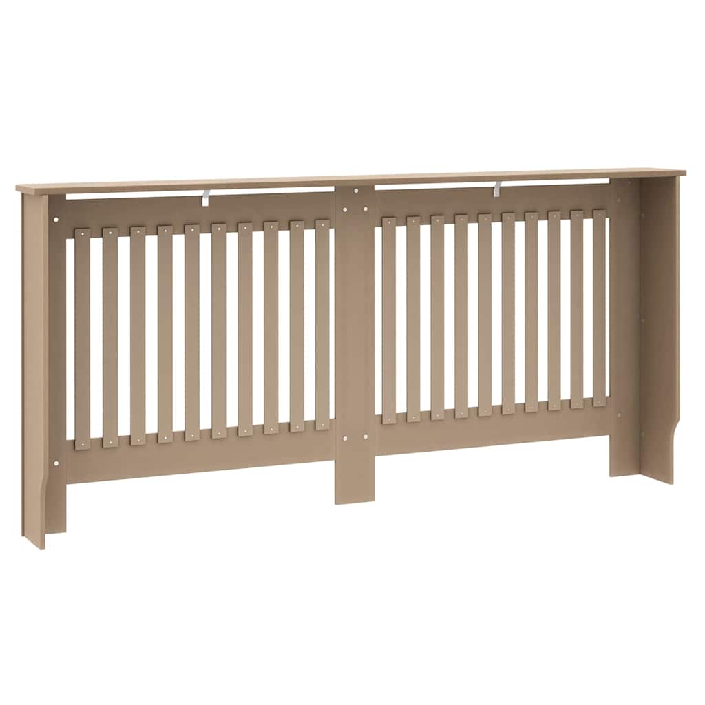 Copertura per radiatori 2 pcs Marrone 172x19x81,5cm