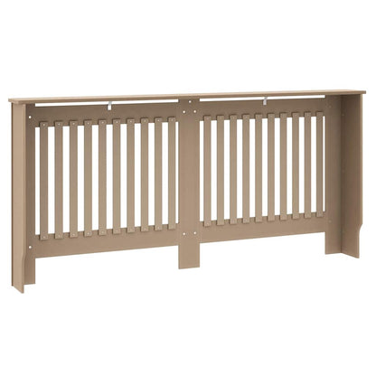 Copertura per radiatori 2 pcs Marrone 172x19x81,5cm