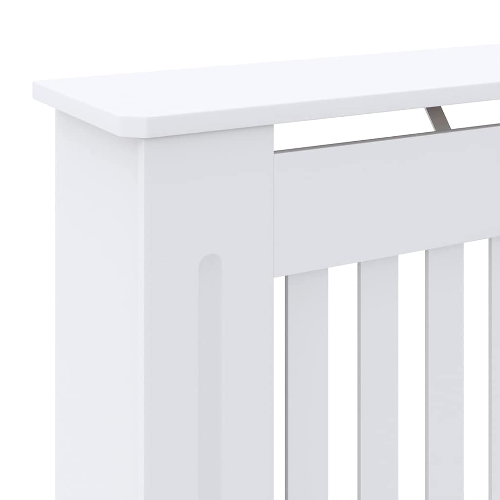 Copertura per radiatori 2 pcs Bianco 78x19x81,5cm
