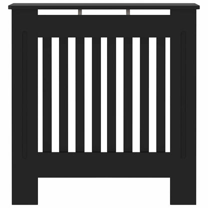 Copertura per radiatori 2 pcs Nero 78x19x81,5cm