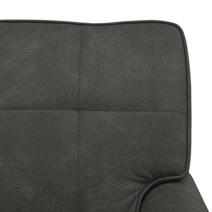 Chaise Lounge con cuscino Nero 91 x 157 x 91 cm PU Antico