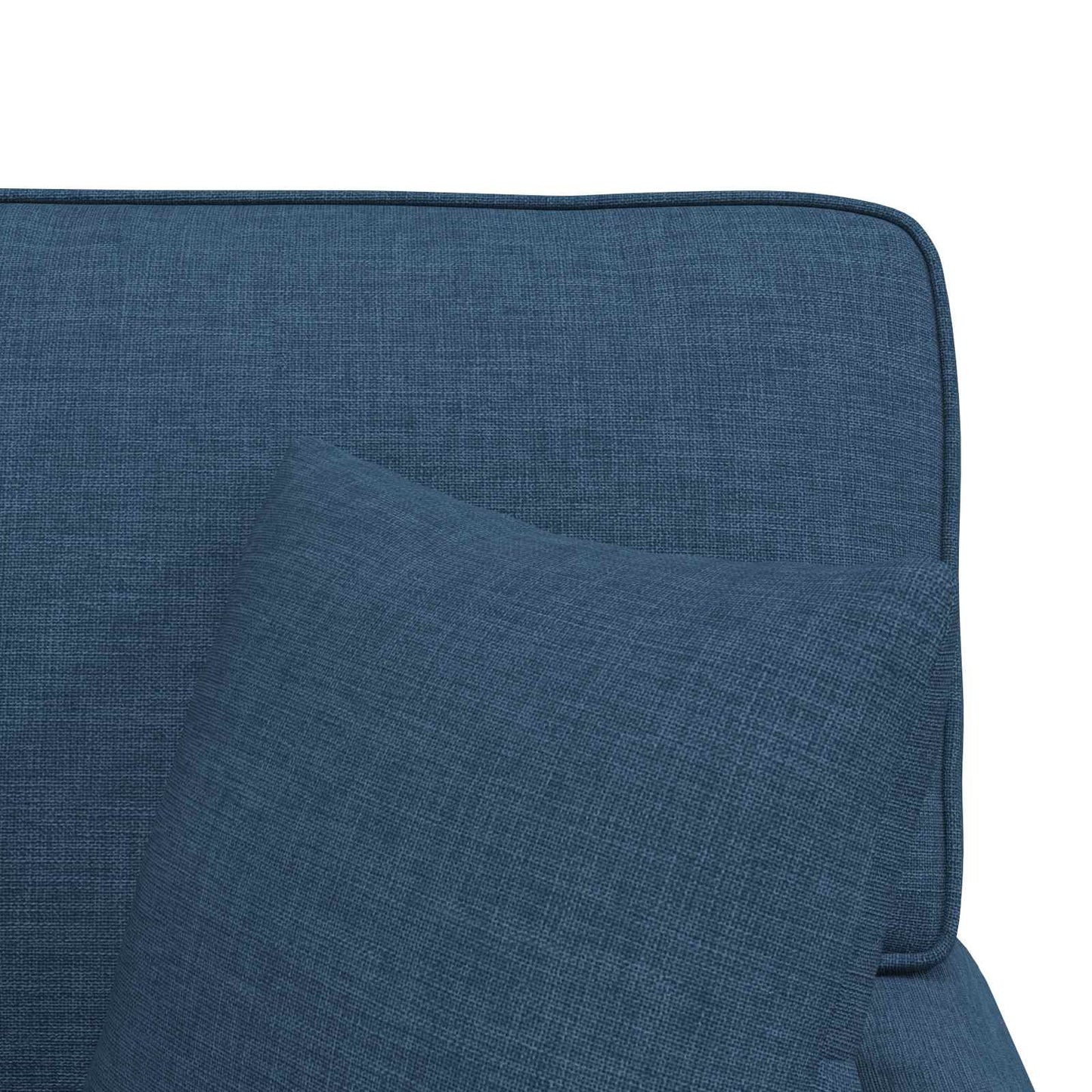 Chaise Longe con Gonna con cuscino Blu 91 x 157 x 91 cm Tessuto