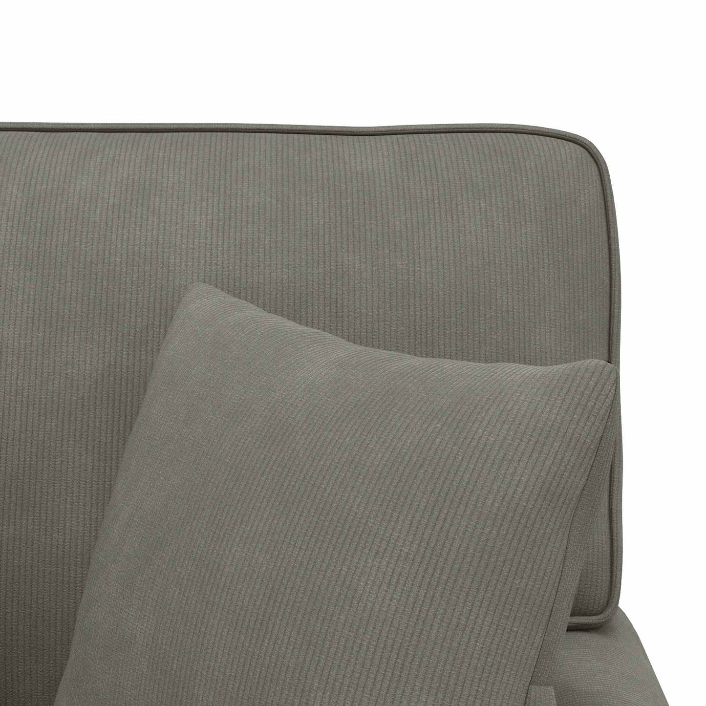 Chaise Longe con Gonna Grigio chiaro 91 x 157 x 91 cm