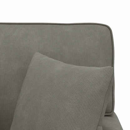 Chaise Longe con Gonna Grigio chiaro 91 x 157 x 91 cm