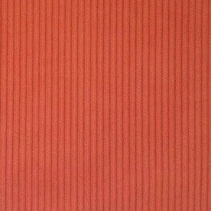 Chaise Longe con Gonna 3 pcs Rosso Arancio Tessuto in Cords | homemem39