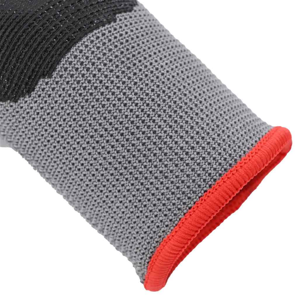 Guanti da Lavoro 12 pcs Grigio e Nero 7 / S Poliestere | homemem39