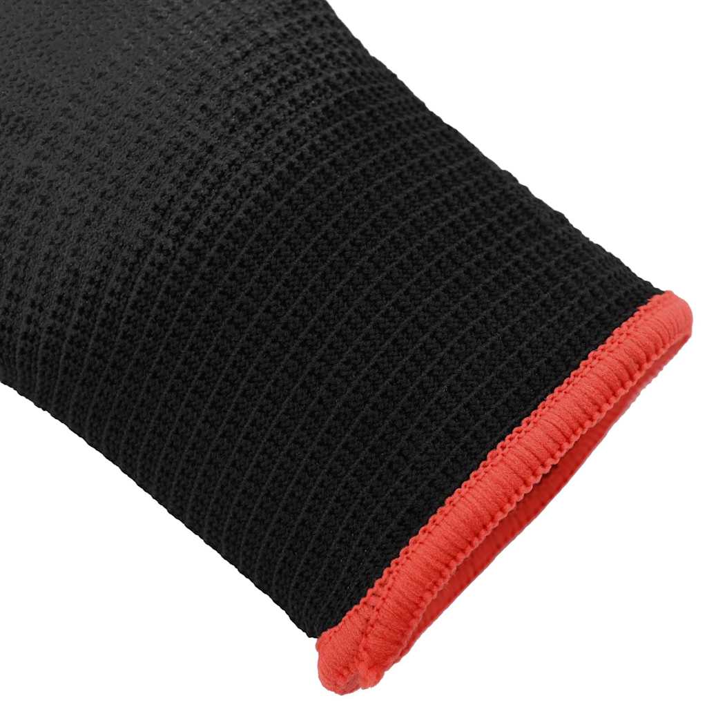 Guanti da Lavoro 12 pcs Nero 7 / S Poliestere | homemem39
