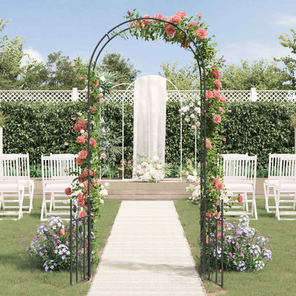Arco da Giardino con blocco Nero 102 x 50 x 218 cm