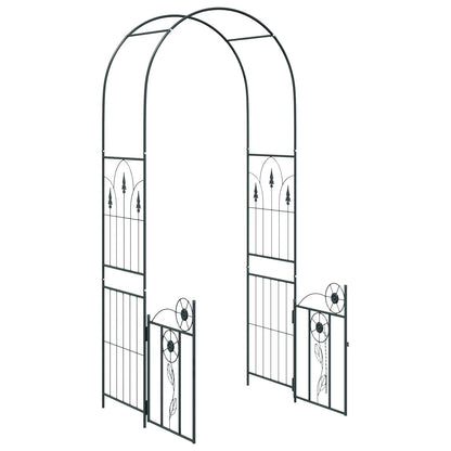 Arco da Giardino con blocco Nero 102 x 50 x 218 cm