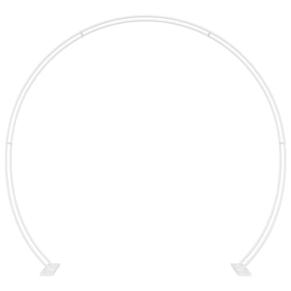 Arco Nuziale Bianco 223 x 45 x 201 cm Acciaio