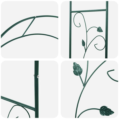 Arco da Giardino Floreale Verde 115 x 37 x 231 cm